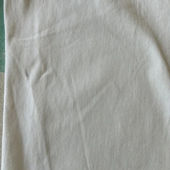 Le Tigre White Straight Leg Pants Drawstring Zip Fly Size 3 - Picture 13 of 14